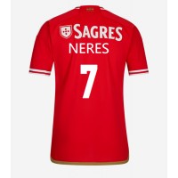 Benfica David Neres #7 Replika Hemmatröja 2023-24 Kortärmad